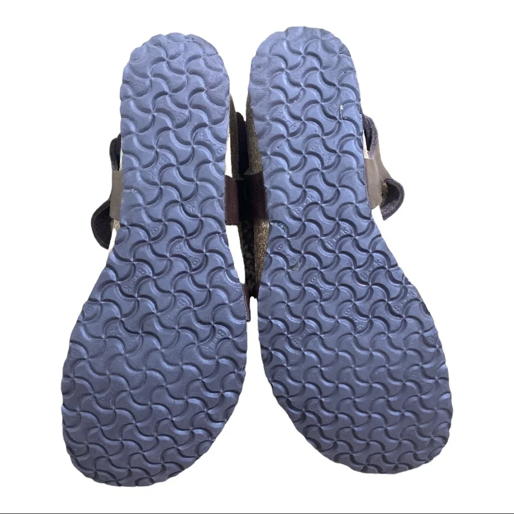 Birkenstock Brown Strappy Sandals - Picture 4 of 8